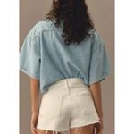 AGOLDE  Shorts Womens Size 25 Parker White Denim Cutoff Frayed Hem Distressed Photo 2