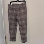 Anthropologie ✅By plaid tartan neutral color career pants trousers light wear Photo 5
