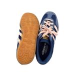 Adidas Women’s Blue Pink Leather Gazelle Sneakers Size 7.5 Photo 1