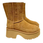 UGG  Women's Classic Twin Seam New Heights Chestnut  Platform Boots sz 9  1158313 Photo 0