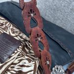 Brighton  Hobo Bag Black Brown‎ Kodiak Leather Hobo Shoulder Boho Y2k 70s 90s Photo 11