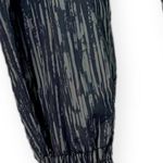 Women’s Joggers Elastic Tie Waist Athletic Casual Green Black Print Size XL Photo 6