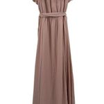 Show Me Your Mumu Jess Dress Size Small NWT Ruffle Bridesmaid Midi Dusty Blush Photo 2