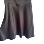 Laundry Women’s Black Spaghetti Strap A Line Bustier Style Top Silky Dress Sz 6 Photo 2