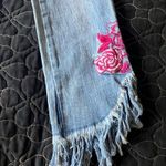 Inc international  Concepts Petite Rose Embroidered Women's Jeans Photo 3