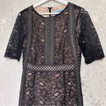 Antonio Melani  Black Lace Sleeve Dress Photo 4