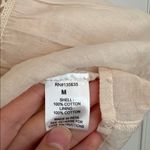 Love the label faux wrap cotton dress embroidered size medium Photo 5