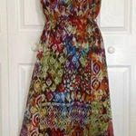 Cruise Ready Sundress with Skinny Shoulder Straps Orange Photo 0