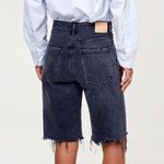 Citizens of Humanity  Ambrosio distressed denim shorts washed black size 31 Photo 2