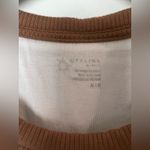 Aerie  Brown and White Striped Women's Tank Top Crop Offline Photo 2