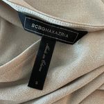 BCBG Maxazria Glitter Sparkle One Shoulder Midi Dress Photo 2