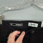 Sonoma NWT  Women's Black Pants Straight Leg Mid Rise Plus Size 16 Cotton Blend Photo 3