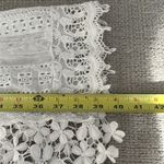 Anthropologie COPY - Anthropology white lace Large maxi skirt Photo 8