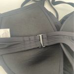 Carmen Marc Valvo  Bikini Top Small Swim Beach Black Wrap Twist Beach Resort NWT Photo 9