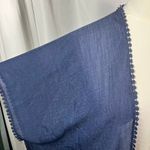 Steve Madden  Navy Blue‎ Crochet Lace Trim Sheer Kimono Cardigan OSFM Photo 2