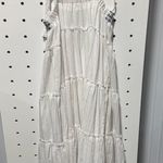 In Loom NWT  White Ruffle Maxi Dress Photo 2