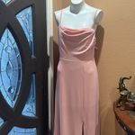 Bird Prey pink spaghetti strap long dress nwt Size L Photo 2