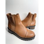 Journee Collection Journee Collection Chelsea Boots Size 12 Brown Block Heel Pull On Style Photo 5
