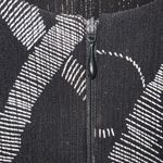 draper's & damon's Black Tan Print Stretch Knit 3/4 Sleeve Office Casual Jacket SP Photo 6