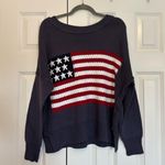 American flag sweater Blue Size L Photo 0