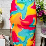 Boutique NEW Tie Dye Side Slit Skirt Photo 4