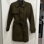 EXPRESS  Green Trench Coat Photo 0