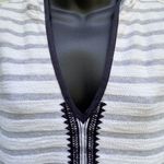 Madewell  Elise Embroidered Sailor Short Sleeve Hoodie V-Neck Women’s XS COASTAL Photo 7