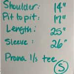 prAna  Gray Black White Color Block Long Sleeve T-Shirt Size S Photo 6