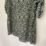 Umgee  Animal Print Lightweight Tunic Dress Top Roll Tab Sleeves ~ Size L Photo 4