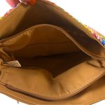 Rosetti Rossetti Crossbody Bag Pink Blue Yellow Tan Woven Fabric Faux Leather Medium Photo 5