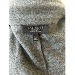 Talbots  Charcoal Grey Wool Blend Lightweight Blazer Cardigan Photo 3