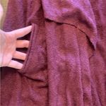 Barefoot Dreams Red Open Front Handkerchief Drape Cardigan Small/Medium Women’s Photo 4