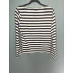 Reformation  Striped Long Sleeve‎ Top XS Navy Blue, XS Photo 1
