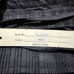 Vintage Jerry T. Women's Black Pleated Long Coat Couture 80's/90's Size M Photo 3