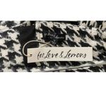 For Love & Lemons Bonnie Mini Skirt Black White Houndstooth Size 1X NWT Photo 8