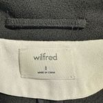 Wilfred  North Blazer Women's 8 Black 3/4 Sleeves Open Front Crepe Shawl Collar Photo 5