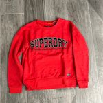 Superdry  Red Crewneck Sweatshirt. Size 8. Photo 1