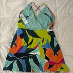 Anne cole  NWT multi color skort racer back one piece swim suit plus sz 16 $98 Photo 4