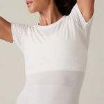Athleta  Mometum Tee T-shirt White Workout Top Photo 0