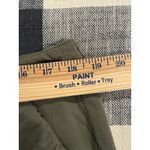 Vintage KIK GIRL Khaki Green Cargo Skirt Size 16 Rave Raver Midi Length Skater Photo 9