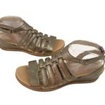 Dansko * Athena Sandals Womens 39 Silver Metallic Strappy Comfort Resort Travel Photo 8