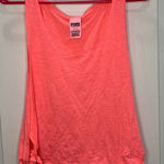PINK - Victoria's Secret Pink‎ tank top coral color open sides Photo 0