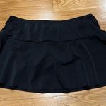 MAIDEN form women’s black swim skirt bottom size small . Photo 0