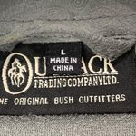 Outback Microsuede Paisley Tooled Square Pearl Snap Western Shirt Size Large Y2K Green Photo 4