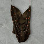 Gap  One Piece Black Bathing Suit with Cherries Photo 4