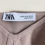 ZARA Strapless Knit Corset Bustier Top Brown size M Photo 8