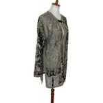 Sophie Chang Sheer Cardigan Large Embroidered Lace Boho Festival Black Photo 3