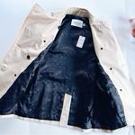 Coach NEW  Women’s Solid Short Trench Coat Bone Color Photo 7
