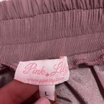 Pink Lily  Dusty Rose Pleated Skirt Photo 1