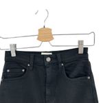 Aritzia Wilfred Free Tanit Denim Skirt Mini Raw Hem Black Wash Size 2 Photo 3
